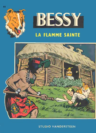 La flamme sainte - Série Bessy par Willy Vandersteen - Couverture