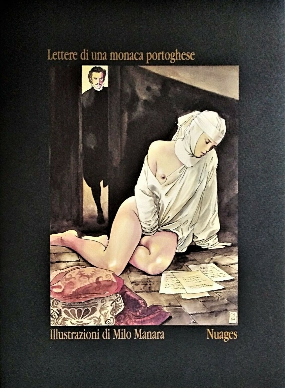 Lettere di una monaca portoghese par Milo Manara - Couverture