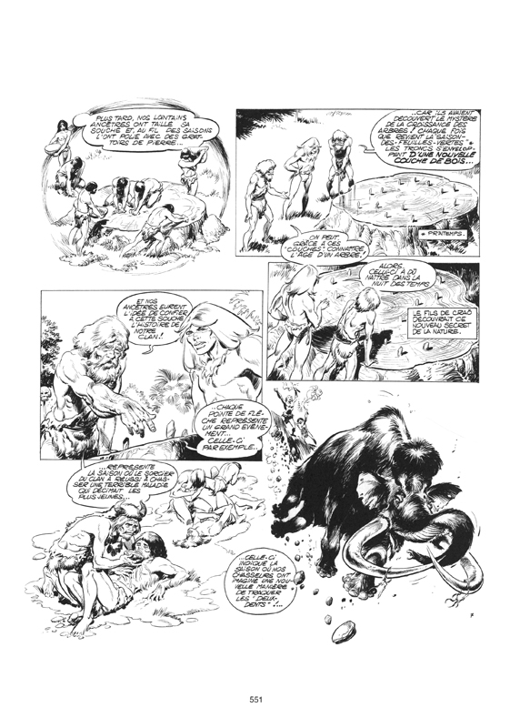 Rahan - Intégrale Noir et Blanc 5 volumes 3 - Extrait 1