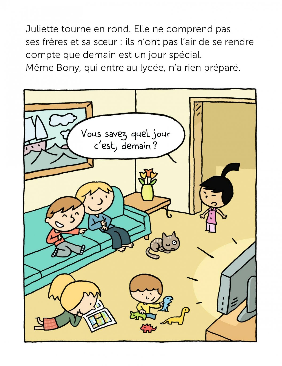 Juliette est toute seule dans sa classe - Extrait 1