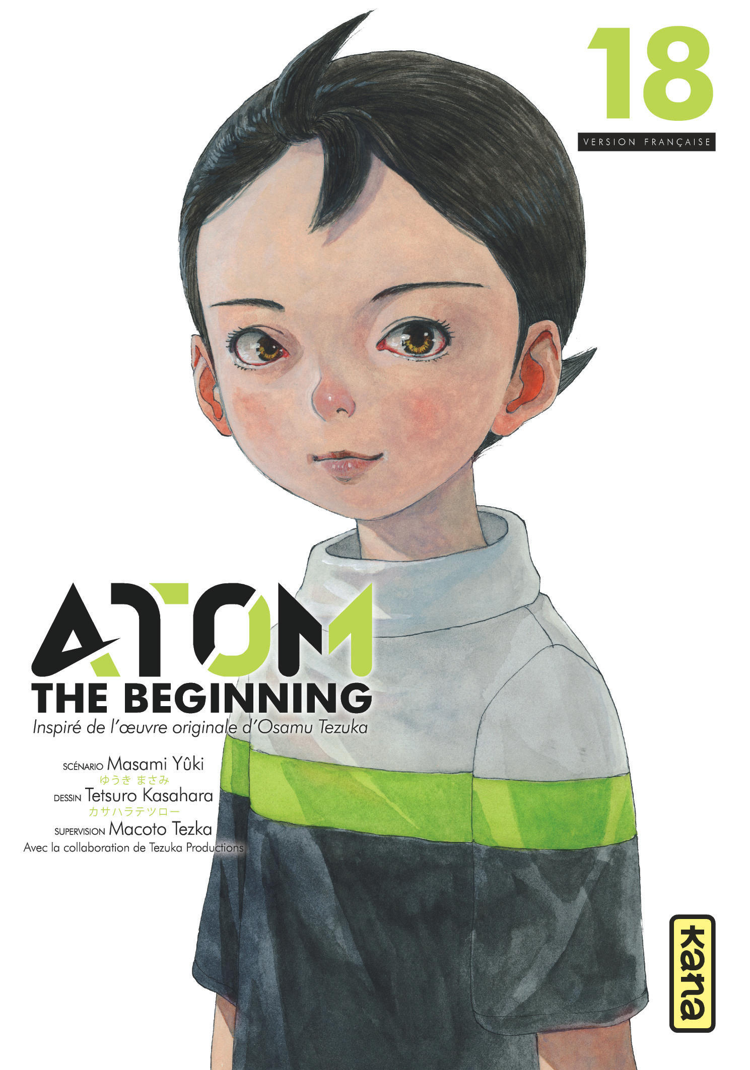 ATOM The Beginning 18 - Série ATOM the Beginning par Masami Yuuki, Tetsuroh Kasahara et Osamu Tezuka - Couverture