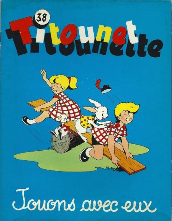 Jouons avec eux - Série Titounet et Titounette par Marie-Mad Bourdin - Couverture