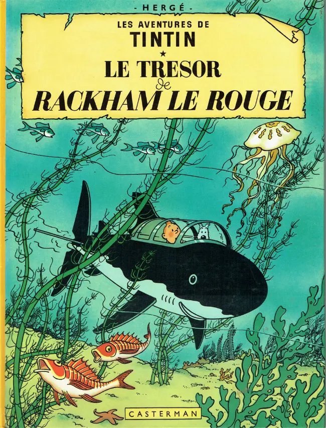 Trésor de Rackham le rouge (Le) - Série Tintin (Les aventures de) - 9782203001114