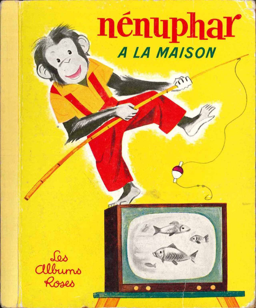 Nénuphar à la maison - Série Collection Les Albums Roses par Romain Simon - Couverture