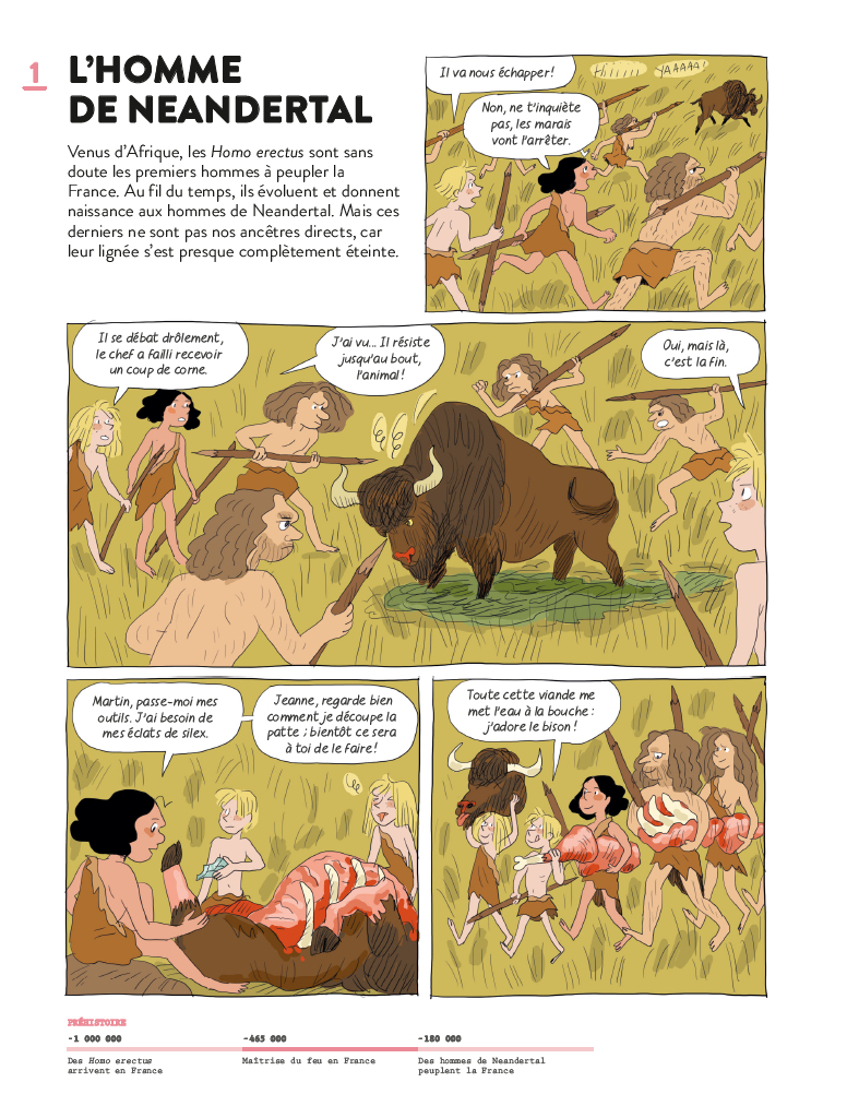 Première histoire de France en BD (Ma) - Extrait 1