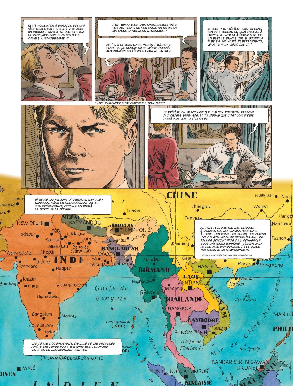 Birmanie, 1954 - Extrait 1