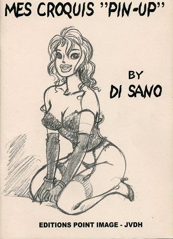 Mes croquis "Pin-Up" par Bruno Di Sano - Couverture