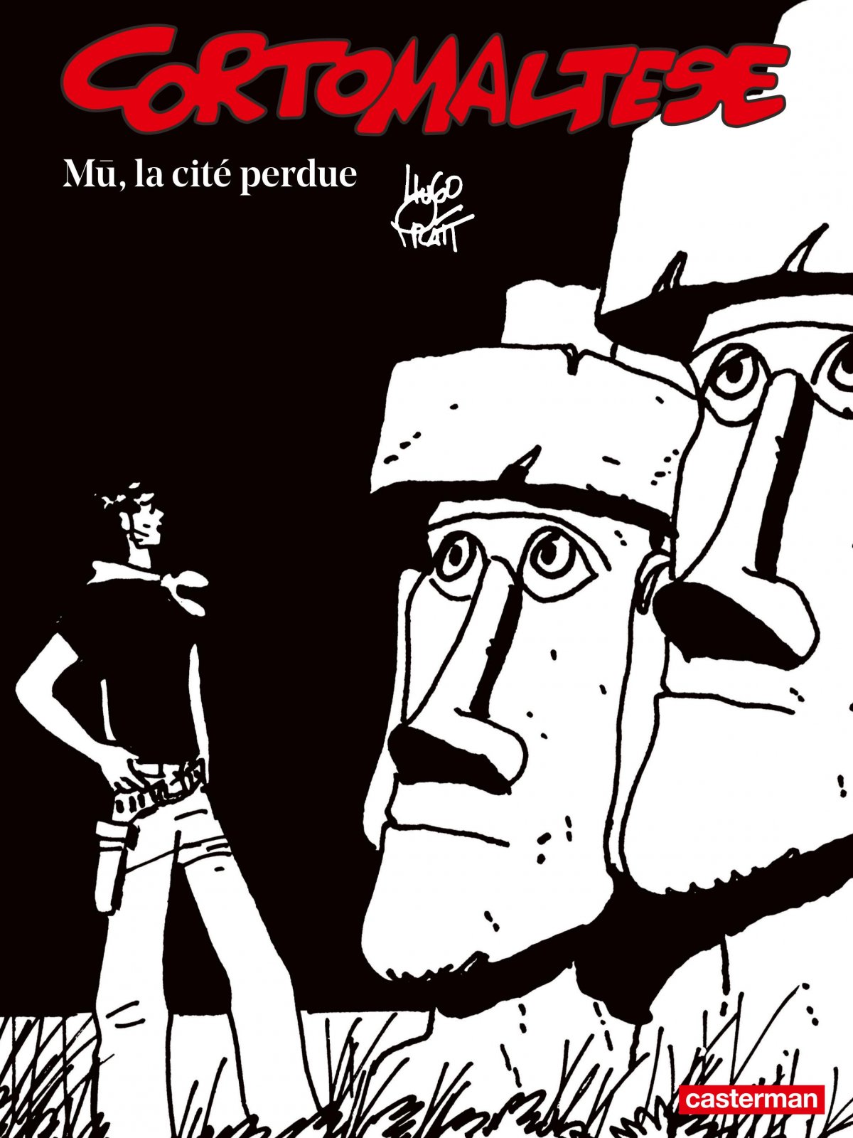 Mû, la cité perdue - Série Corto Maltese - Nouvelle édition noir et blanc par Hugo Pratt - Couverture