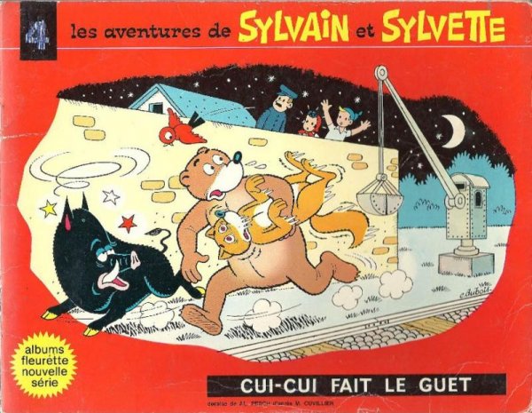 Cui-Cui fait le guet - Série Sylvain et Sylvette par Jean-Louis Pesch - Couverture