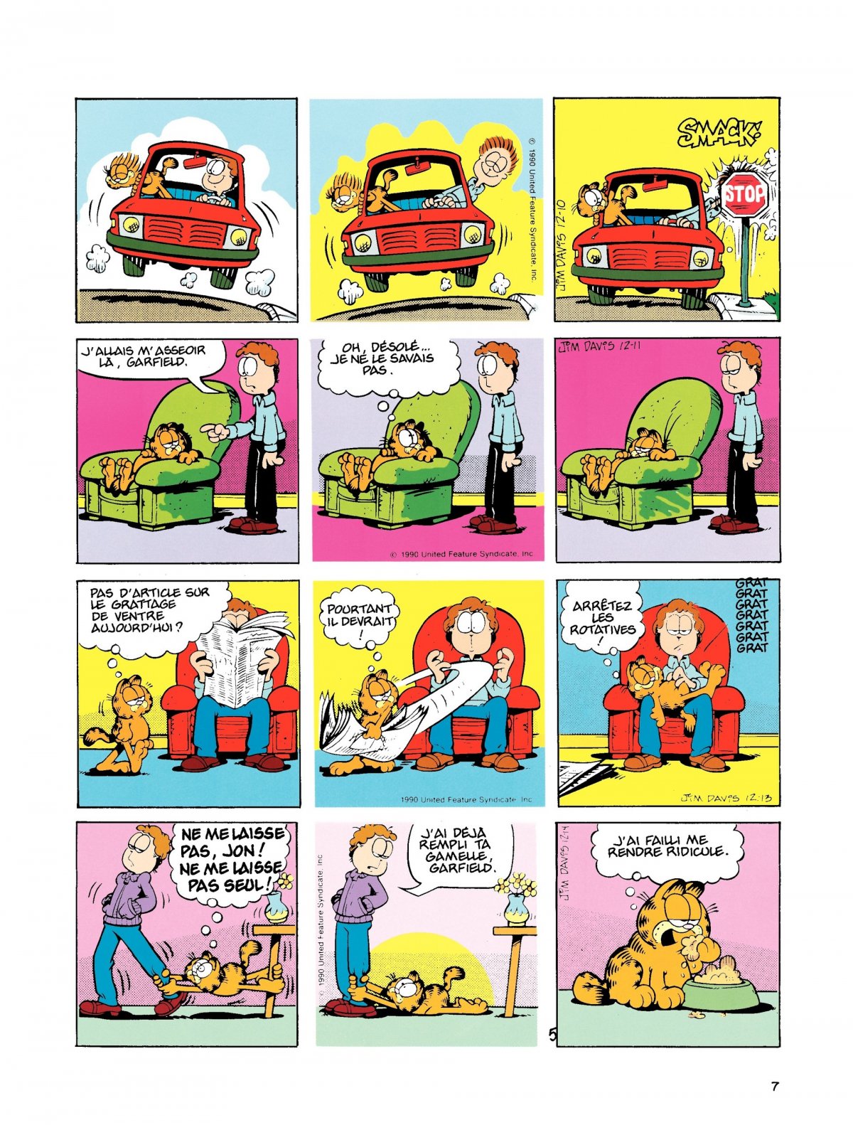 Garfield dort sur ses deux oreilles - Extrait 1