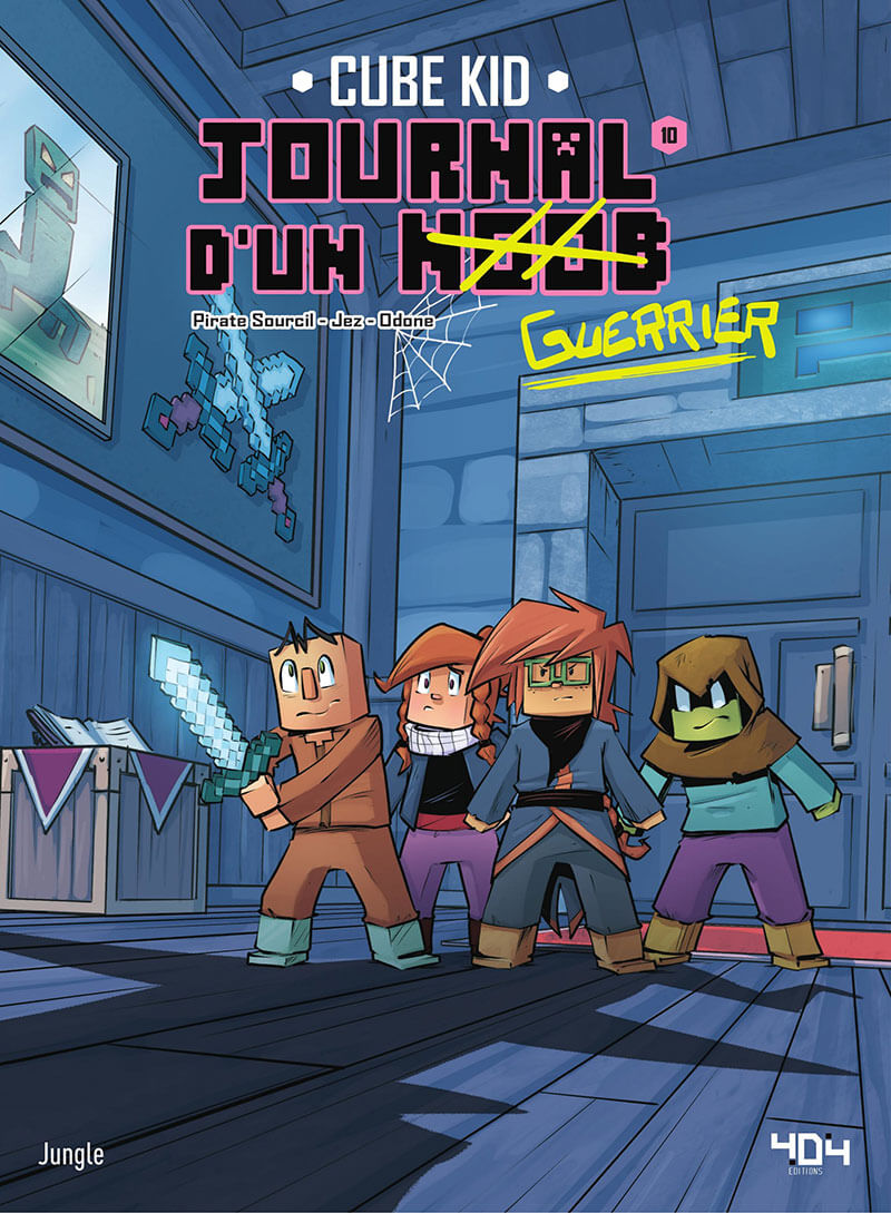 Journal d'un noob (Le) 10 - Série Journal d'un noob (Le) par Cube Kid, Piratesourcil et Jez - Couverture