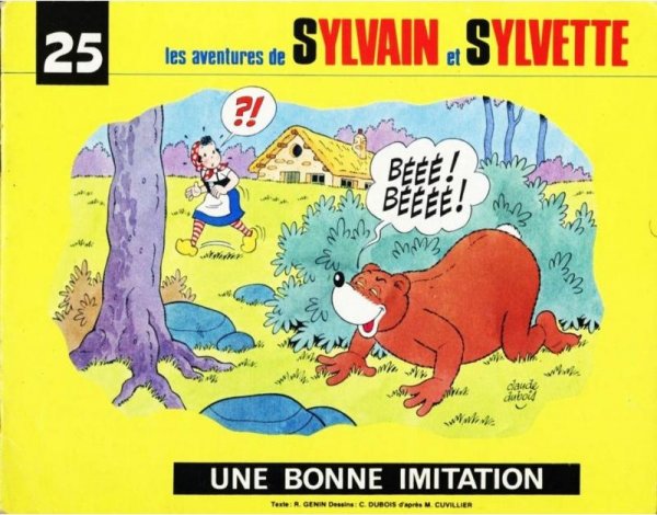 Bonne imitation (Une) - Série Sylvain et Sylvette par Robert Génin et Claude Dubois - Couverture