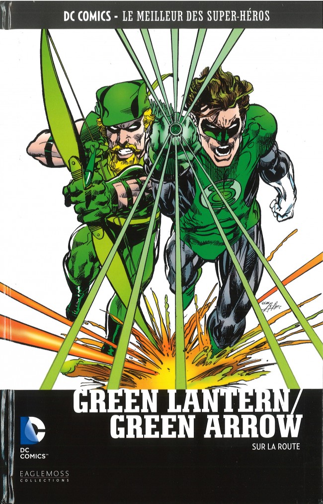 Green Lantern/Green Arrow - Sur la route - Série DC Comics - Le Meilleur des Super-Héros (Eaglemoss) par Dennis O'Neil, Neal Adams et Bernie Wrightson - Couverture