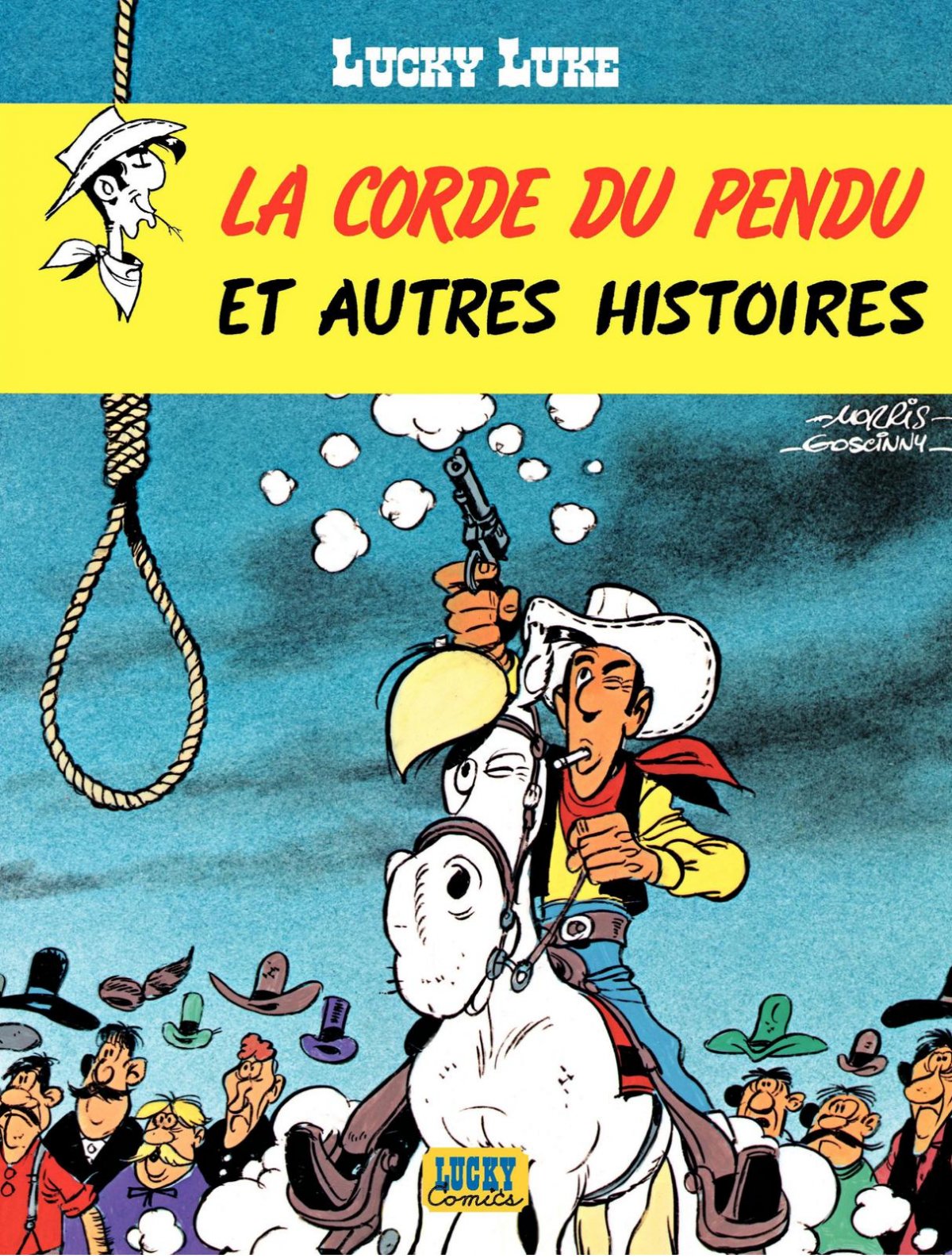 Corde du pendu et autres histoires (La) - Série Lucky Luke par Martin Lodewijk, Bob de Groot, Morris et René Goscinny - Couverture