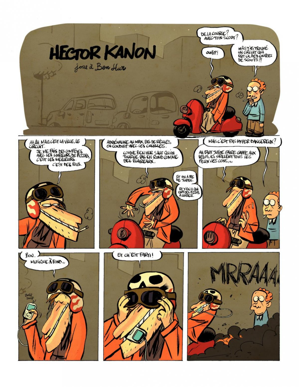 Scooter dans la mâchoire (Un) - Extrait 1