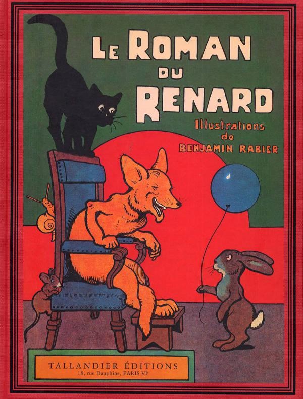 Roman de Renard (Le) par Benjamin Rabier - Couverture