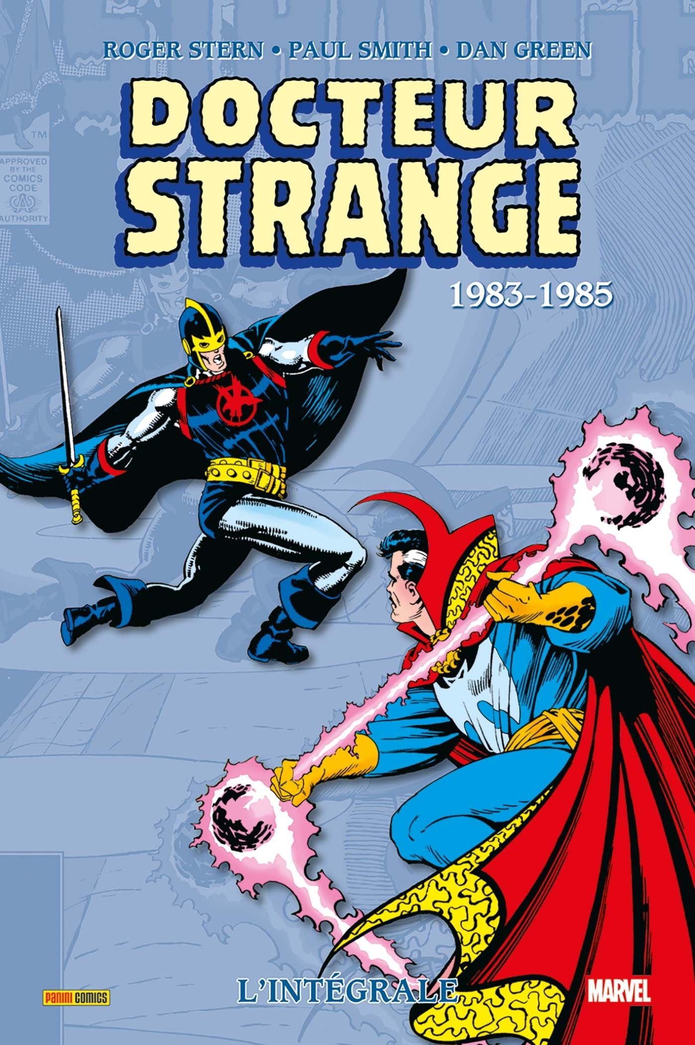 Docteur Strange - Intégrale 1983-1985 - Série Docteur Strange - Intégrale par Carl Potts, Ann Nocenti, Roger Stern, Tony Salmons, Paul Smith, Steve Leialoha, Dan Green et Bret Blevins - Couverture