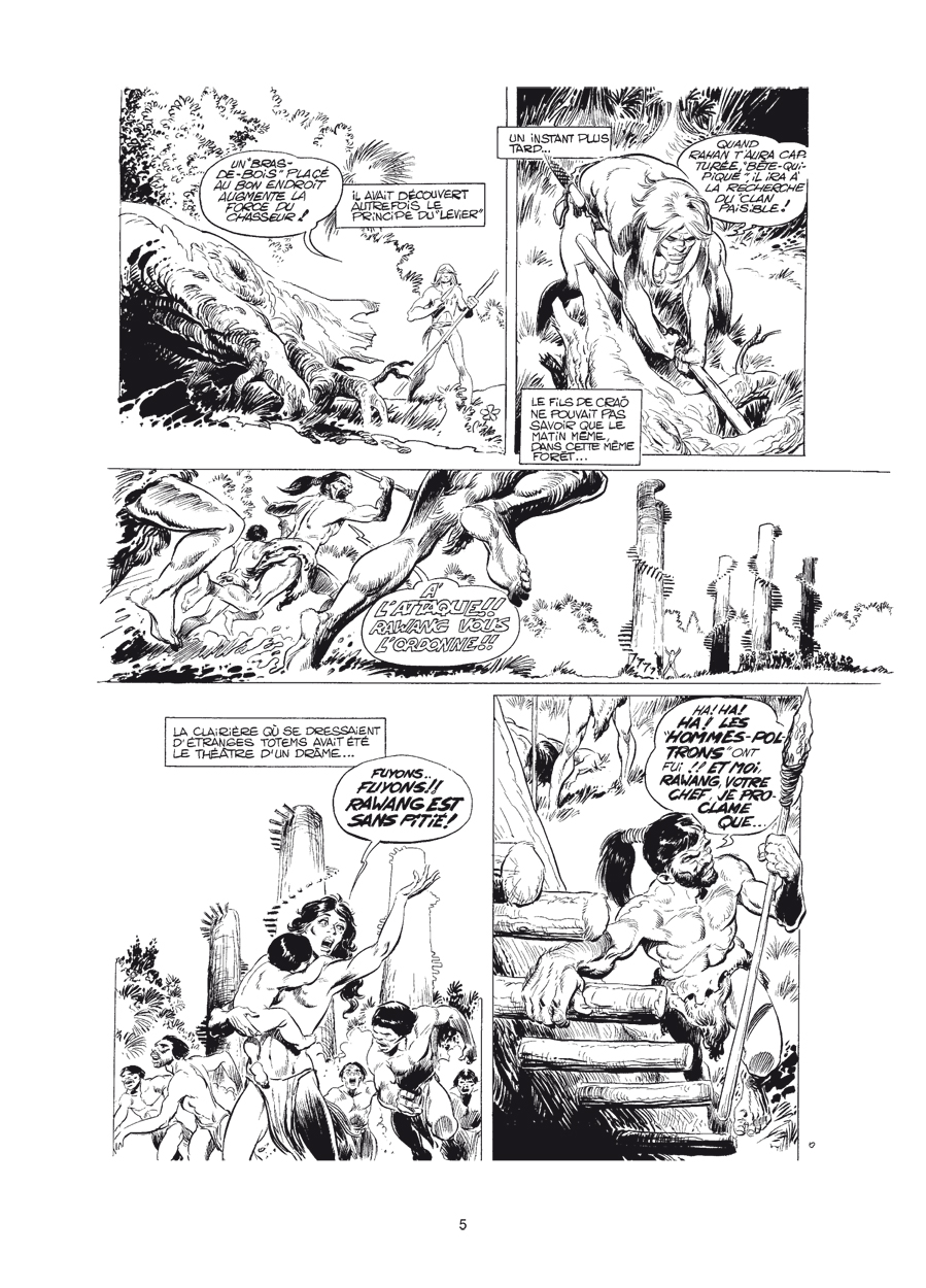 Rahan Version N&B 6 - Extrait 1