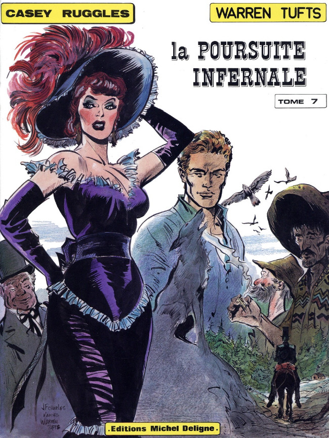 Poursuite infernale (La) - Série Casey Ruggles par Warren Tufts - Couverture