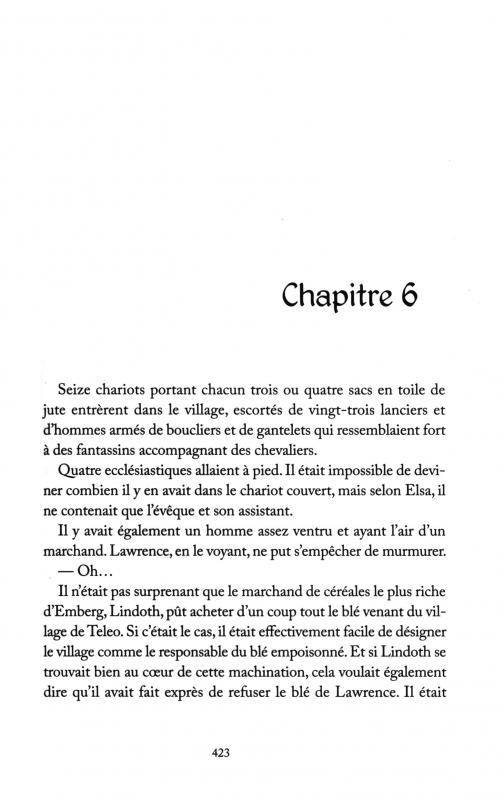 Spice & Wolf - Roman II - Extrait 1