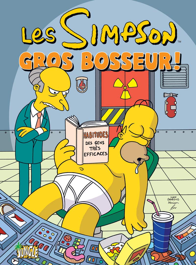 Gros Bosseur - Série Simpson (Les) par Andrew Gottlieb, Gary Glasberg, Ian Boothby, Matt Groening, Phyllis Novin, Luis Escobar et Phil Ortiz - Couverture