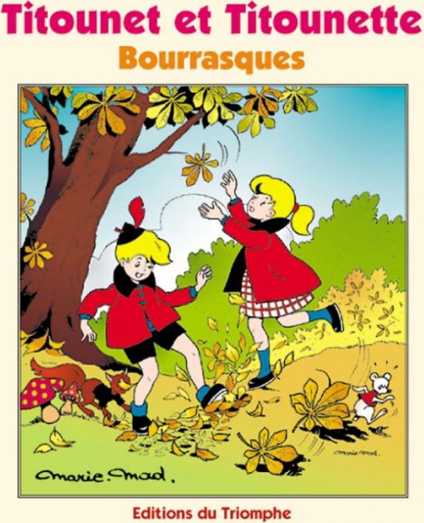 Bourrasques - Série Titounet et Titounette par Marie-Mad Bourdin - Couverture