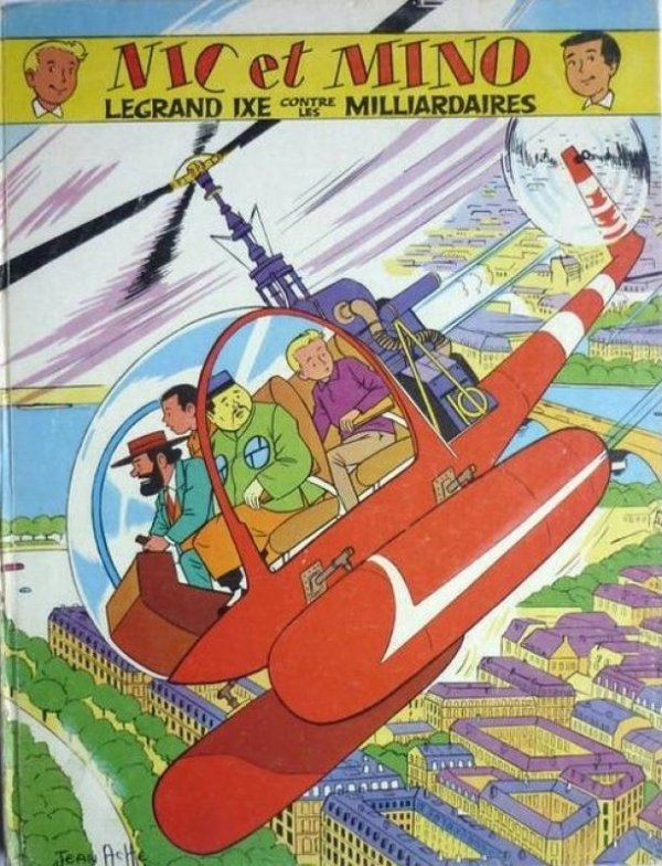 Legrand Ixe contre les milliardaires - Série Nic et Mino par Claude Dupré et Jean Ache - Couverture