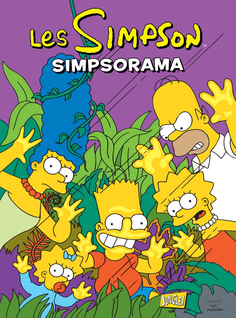 Simpsorama - Série Simpson (Les) par Rob Hammersley, Todd J. Greenwald, Gary Glasberg, Matt Groening, Bill Morrison, Tim Bavington, Stéphanie Gladden et Jean-Pierre Mourey - Couverture