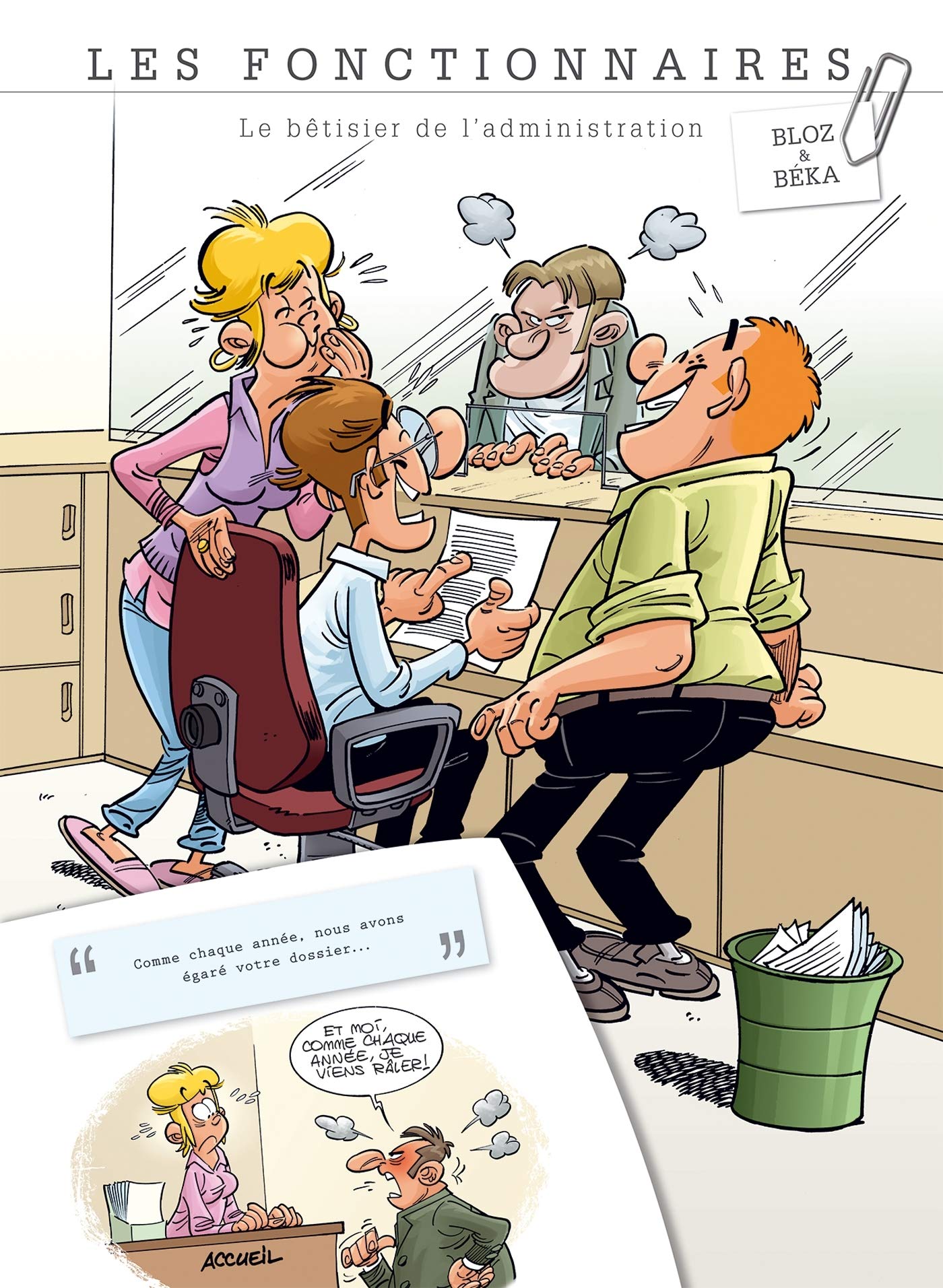 Bêtisier de l'administration (Le) - Série Fonctionnaires (Les) par Béka et Bloz - Couverture