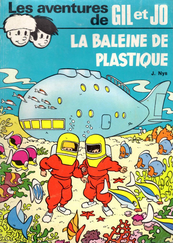 La baleine de plastique - Série Gil et Jo (Les aventures de) par Jef Nys - Couverture