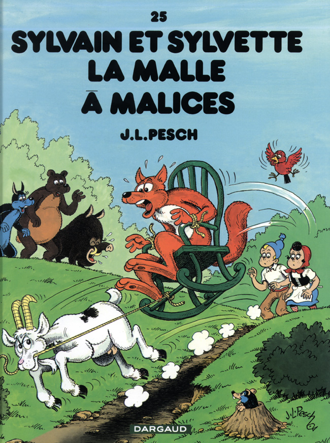 Malle à malice (La) - Série Sylvain et Sylvette par Jean-Louis Pesch - Couverture