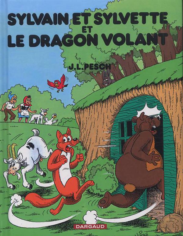 Dragon volant (Le) - Série Sylvain et Sylvette par Jean-Louis Pesch - Couverture