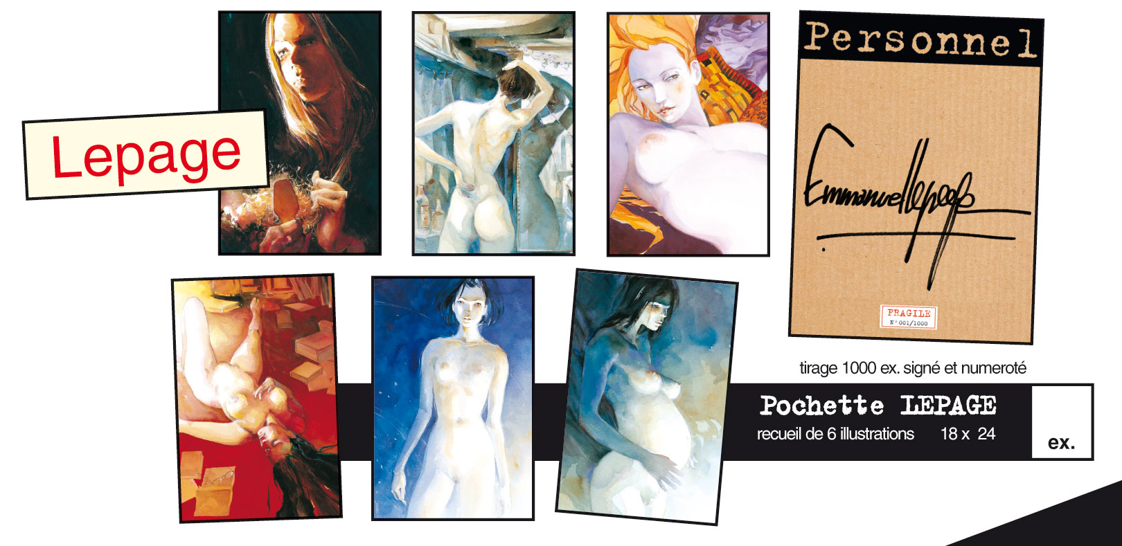Emmanuel Lepage - Série Portfolio Personnel par Emmanuel Lepage - Couverture