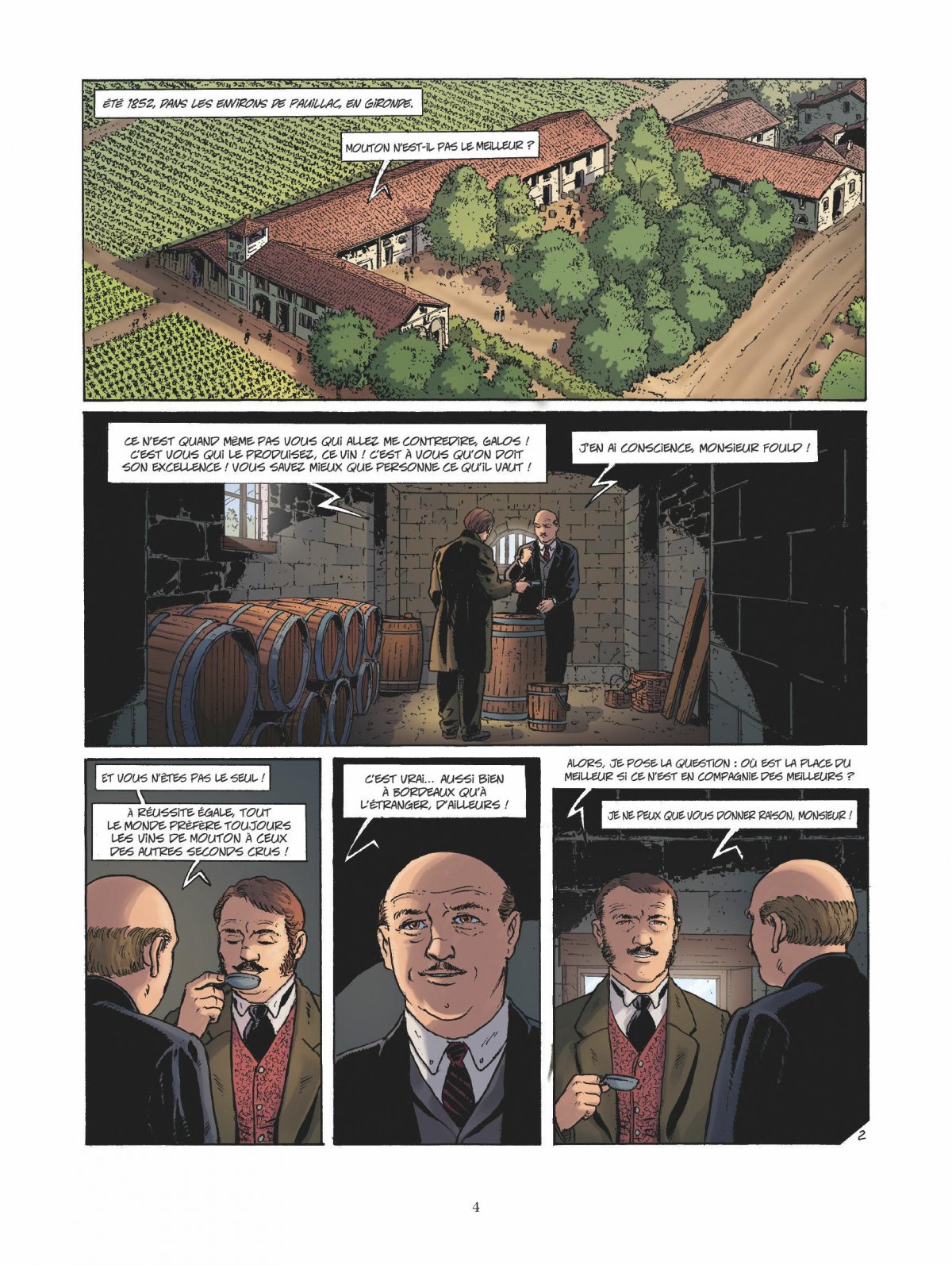 1855 - Le classement des vins de Bordeaux - Extrait 1