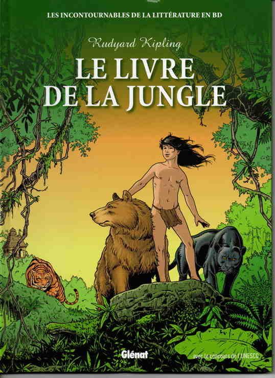 Livre de la jungle (Le) - Série Incontournables de la littérature en BD (Les) - 9782357100862