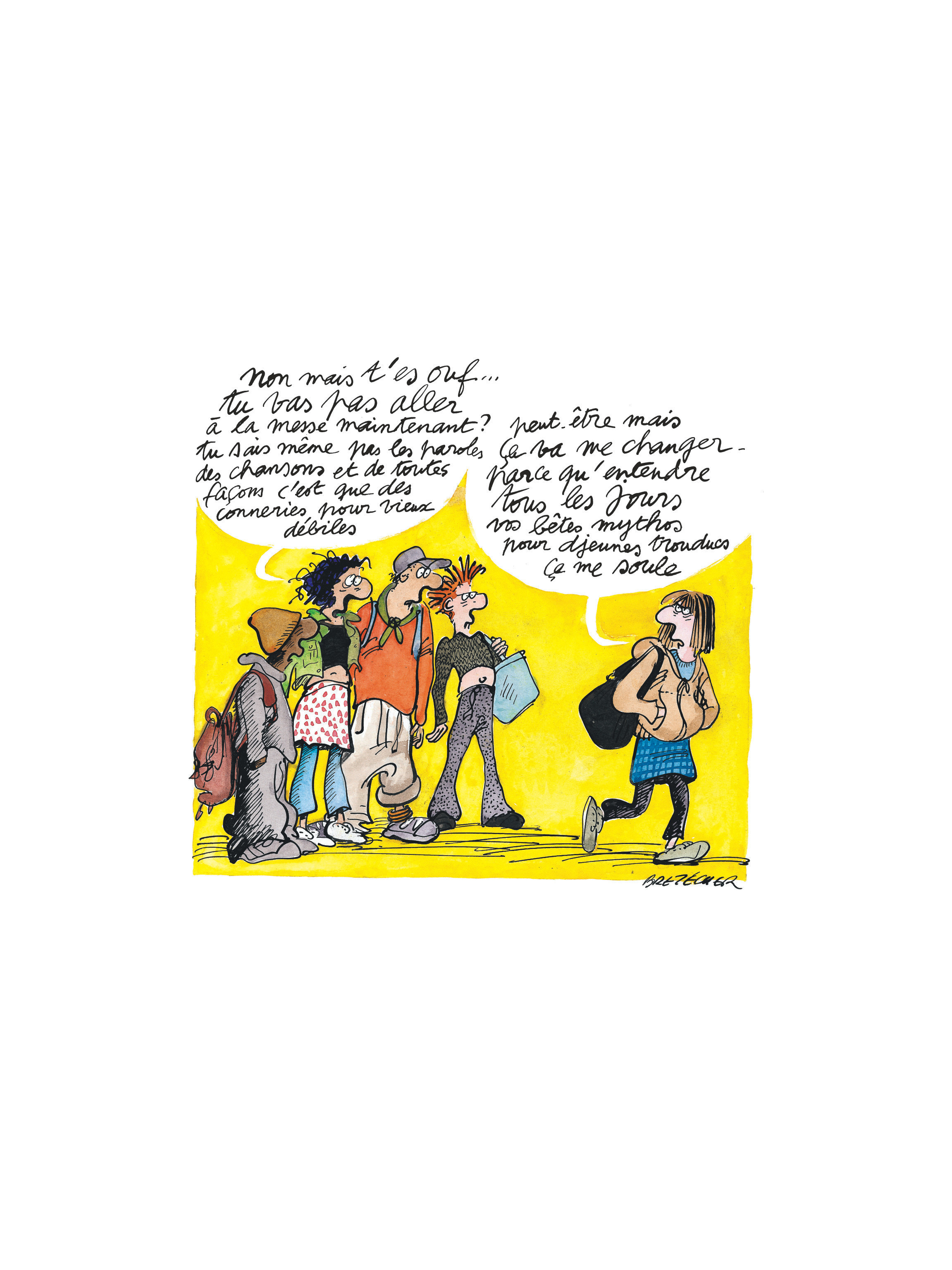 Bretécher - Morceaux choisis - Extrait 1