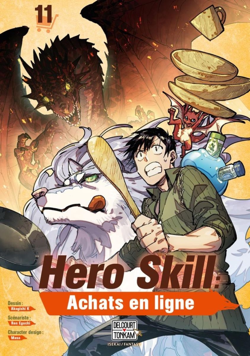 Hero Skill : Achats en ligne 11 - Série Hero Skill : Achats en ligne par Ren Eguchi et Akagishi K - Couverture
