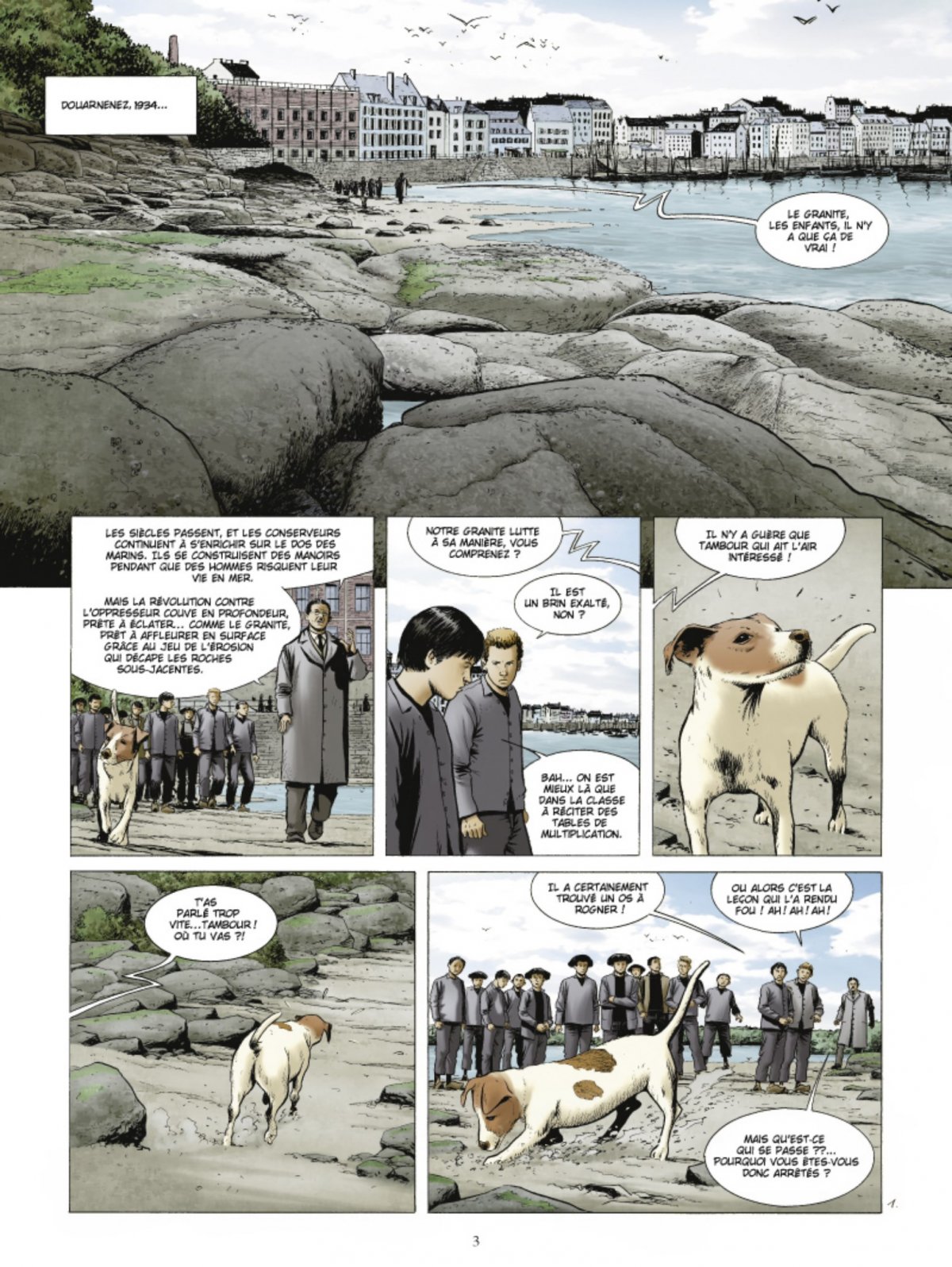 1934, Le crâne de la plage - Extrait 1