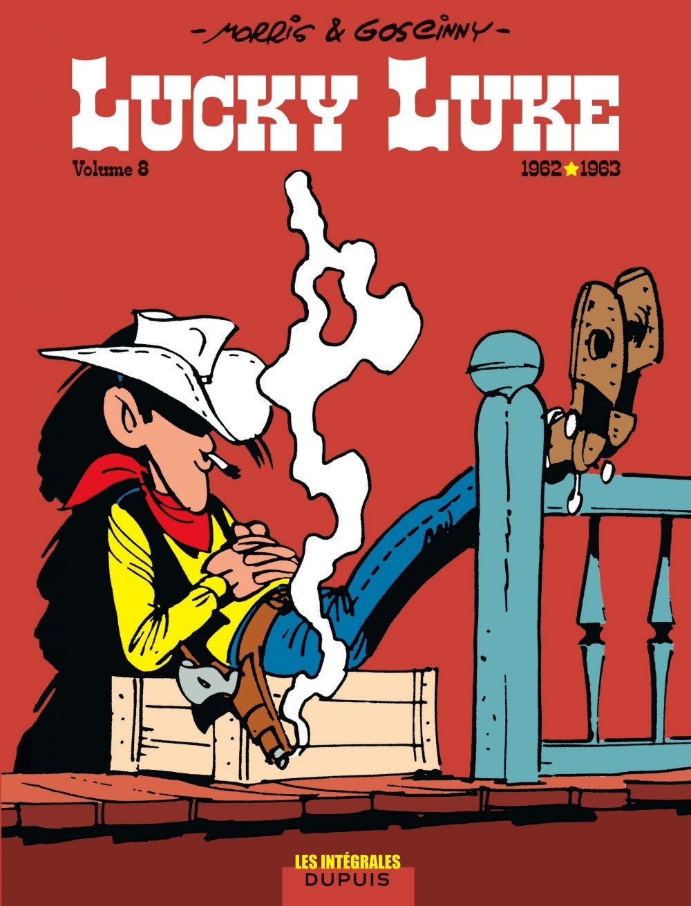 Lucky Luke - L'Intégrale n° 8 (1962-1963) - Série Lucky Luke - Intégrales par René Goscinny et Morris - Couverture