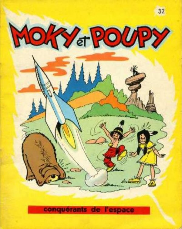 Conquérants de l'espace - Série Moky et Poupy par Roger Bussemey - Couverture
