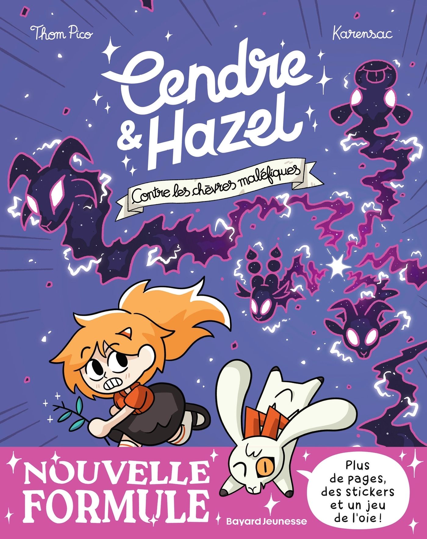 Contre les chèvres maléfiques - Série Cendre & Hazel par Thom Pico et Karensac - Couverture