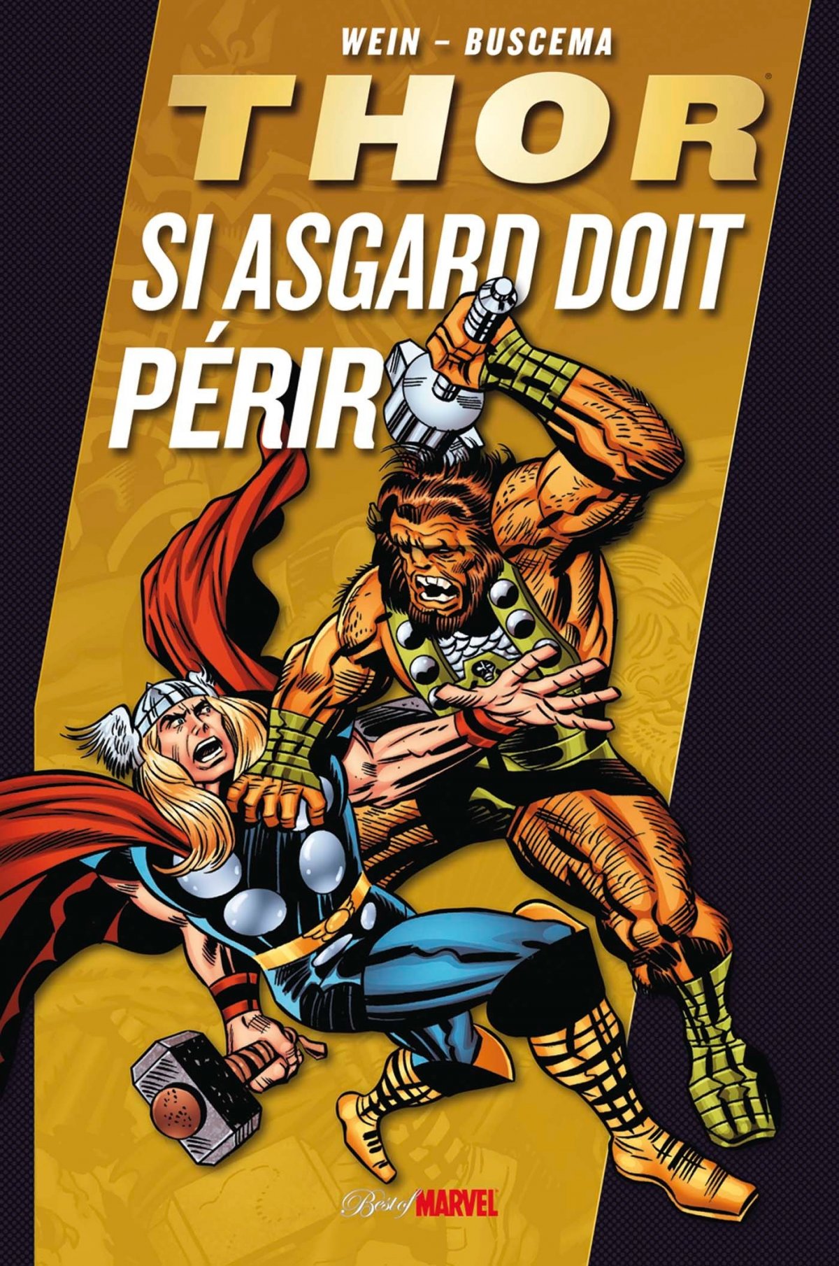Si Asgard doit périr - Série Thor par Len Wein, Marv Wolfman, Tony DeZuniga, Joe Sinnott et John Buscema - Couverture