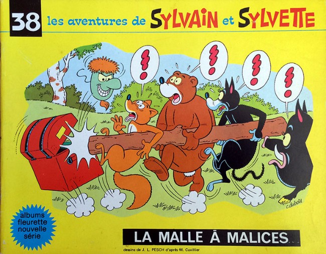 Malle à malices (La) - Série Sylvain et Sylvette par Jean-Louis Pesch - Couverture
