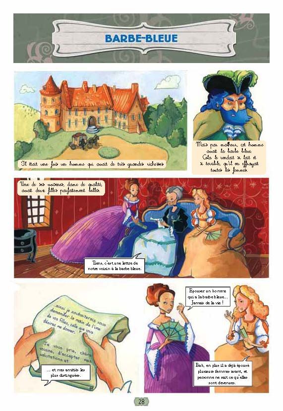 Contes de Perrault en bandes dessinées (Les) - Extrait 1