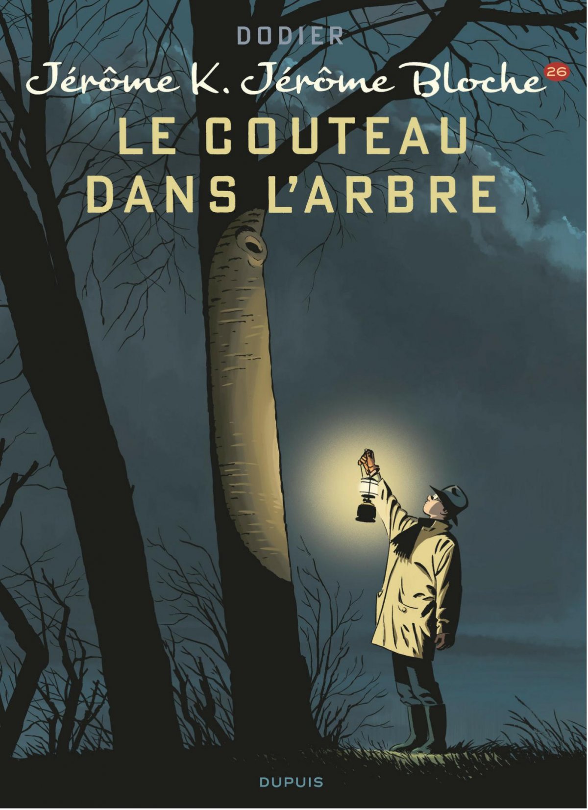 Couteau dans l'arbre (Le) - Série Jérôme K. Jérôme Bloche par Alain Dodier - Couverture