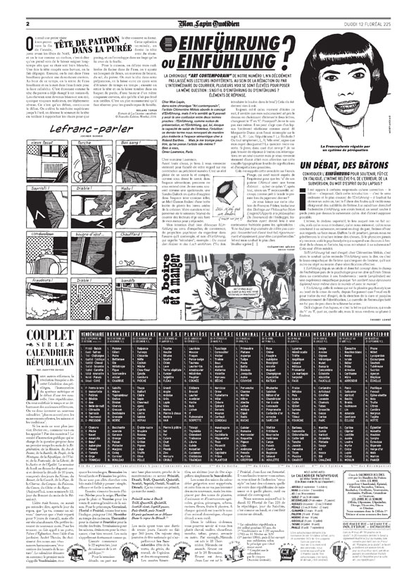 Lapin Quotidien (Mon) 2 - Extrait 1