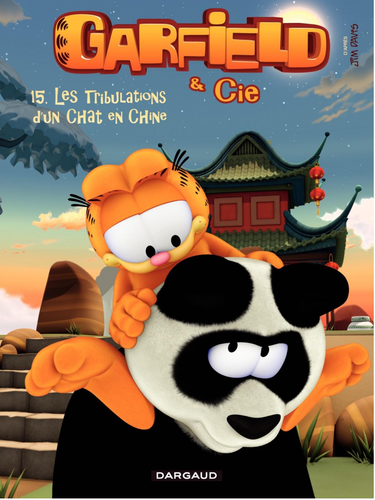 Tribulations d'un chat en Chine (Les) - Série Garfield & Cie par Jim Davis - Couverture