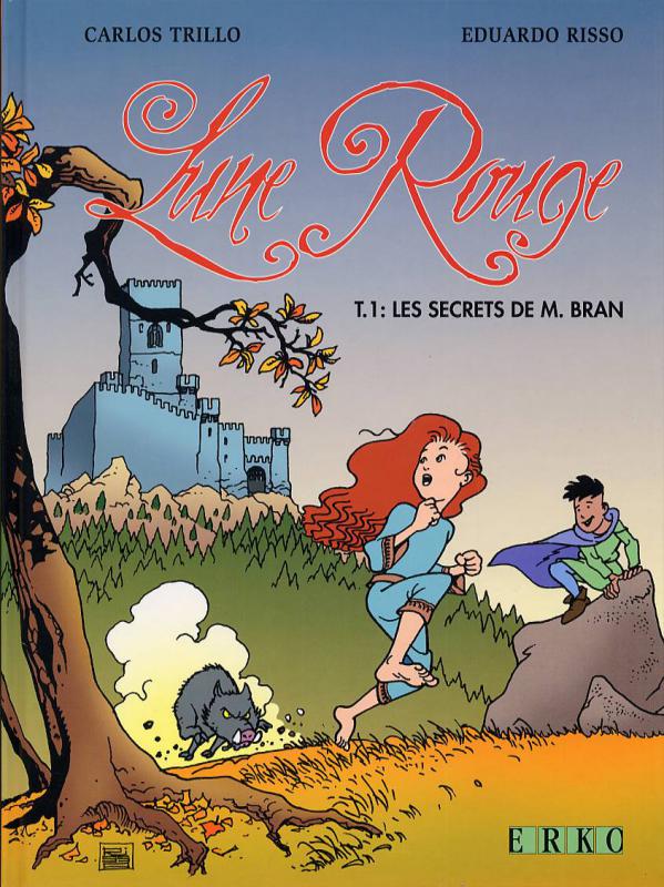 Secrets de M.Bran (Les) - Série Lune Rouge par Carlos Trillo et Eduardo Risso - Couverture
