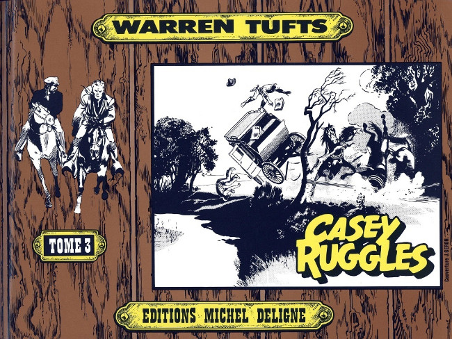 Duel (Le) - Face aux Apaches - Série Casey Ruggles par Warren Tufts - Couverture
