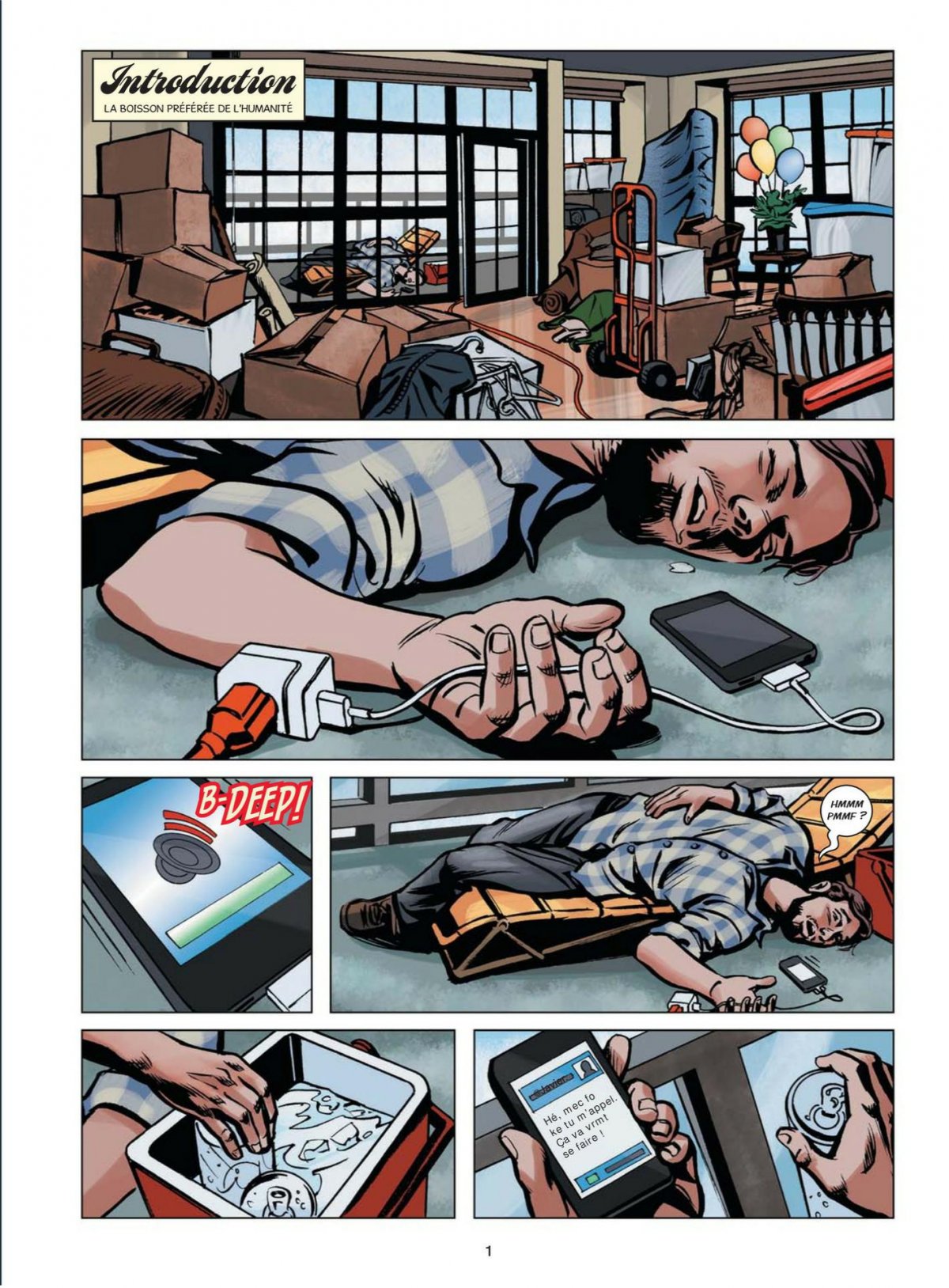 Histoire de la bière en BD (Une) - Extrait 1